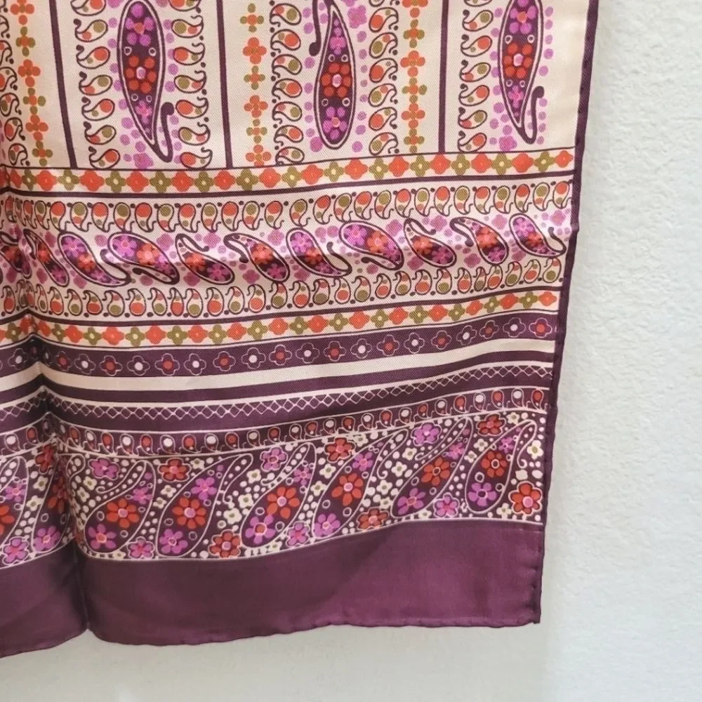 Vintage Echo Silk Rectangle Scarf Japan